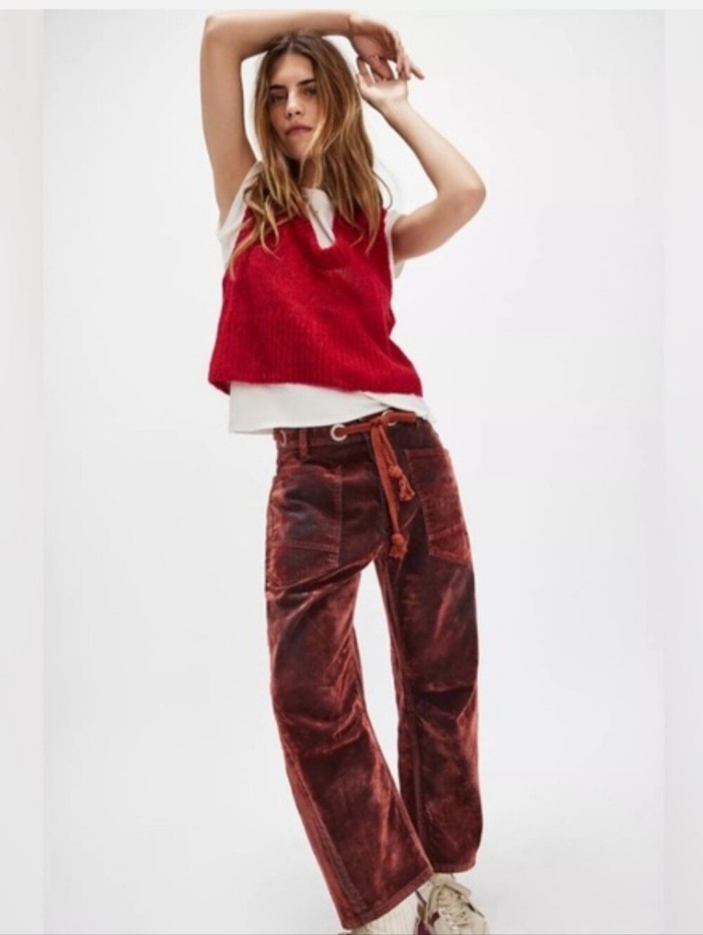 WE THE FREE PEOPLE MOXIE SLUNG JEANS